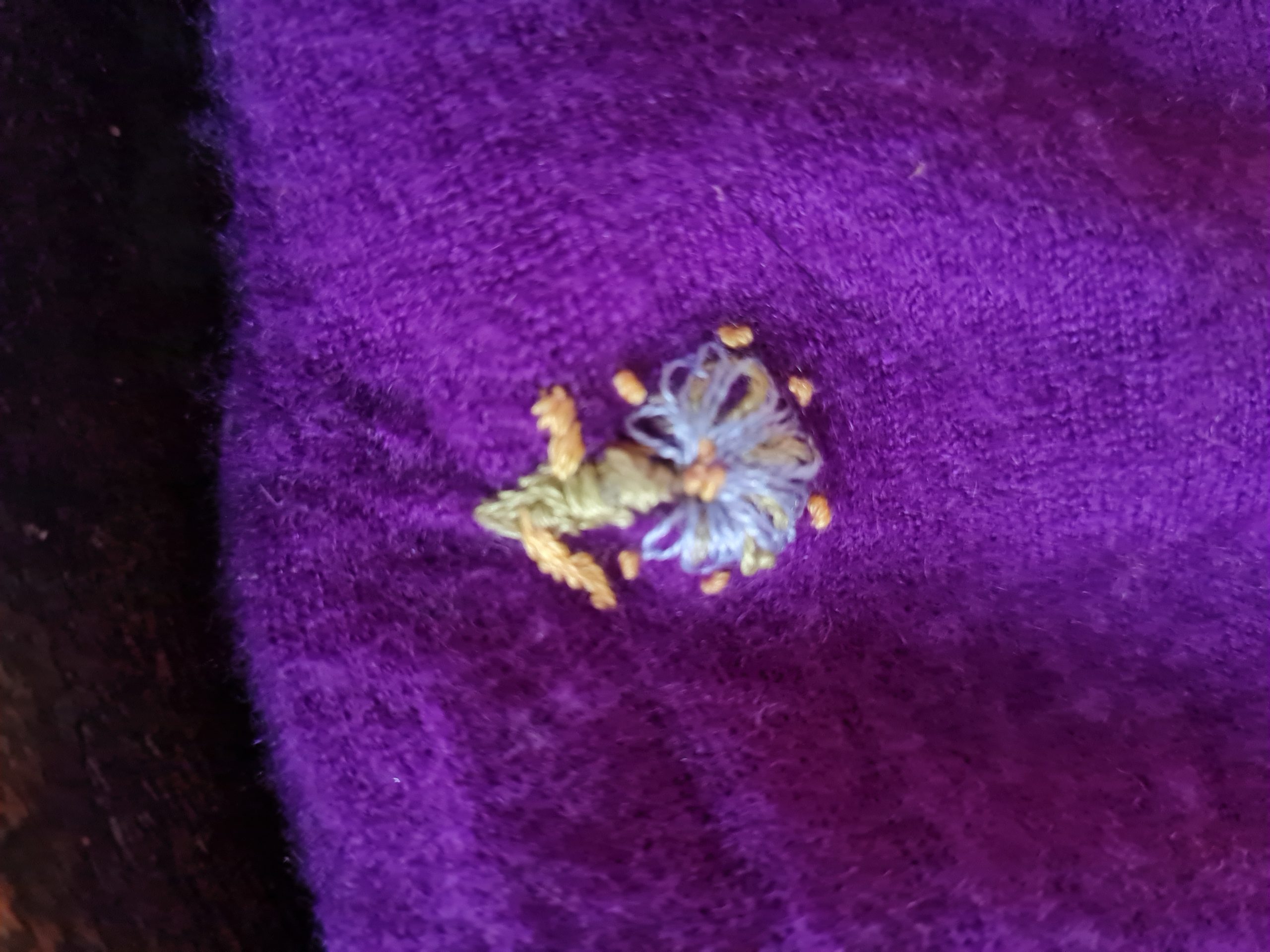 Embroidered detail